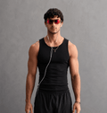 Ribbed Tank Black 220 GSM - Organic Cotton